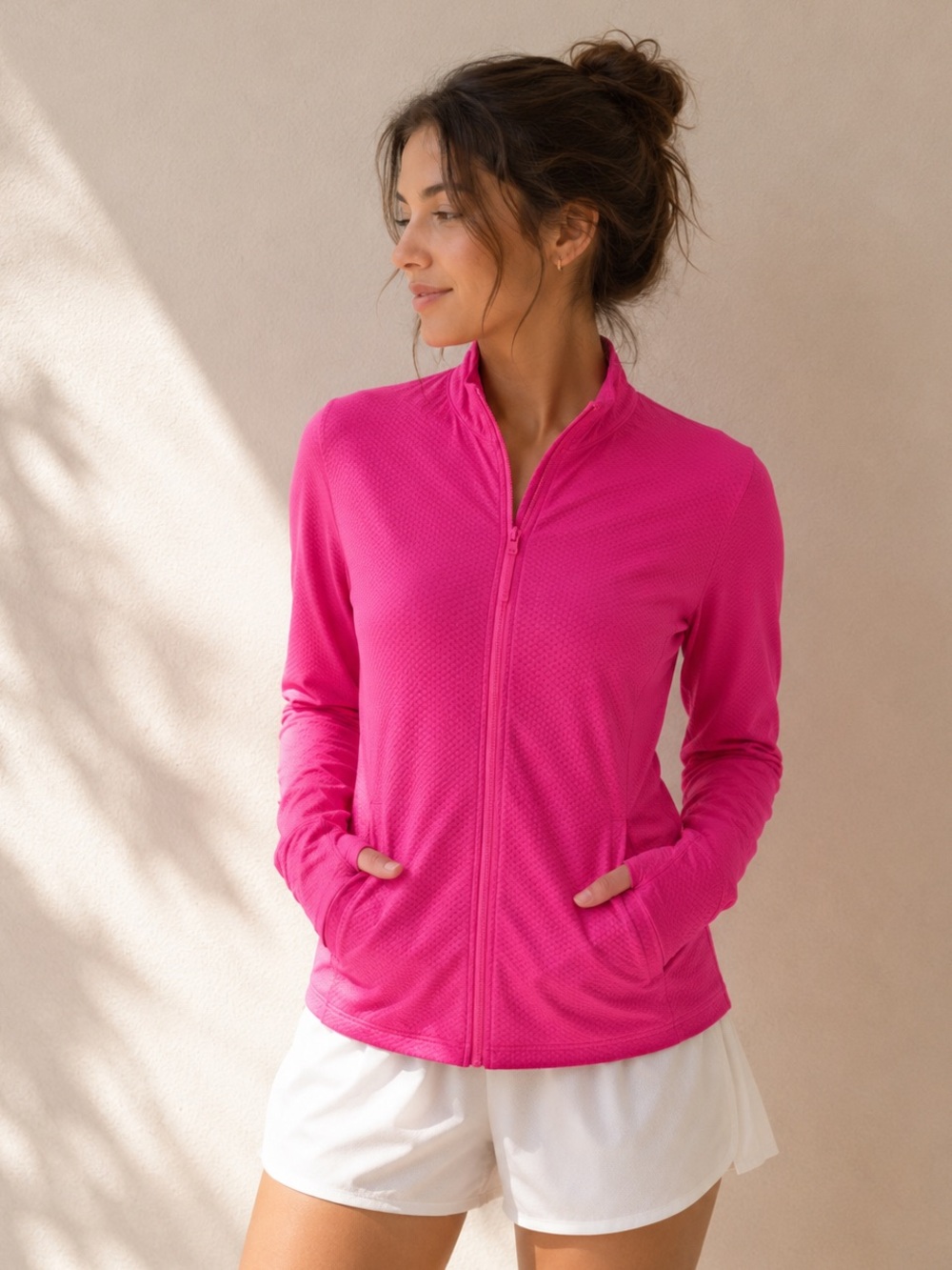 🎉LAST PIECE🎉Tommy Bahama Textured Active Golf Shirt‎ - UPF 50, Full Zip